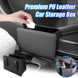 Universal Car Side Door Organizer Premium PU Leather