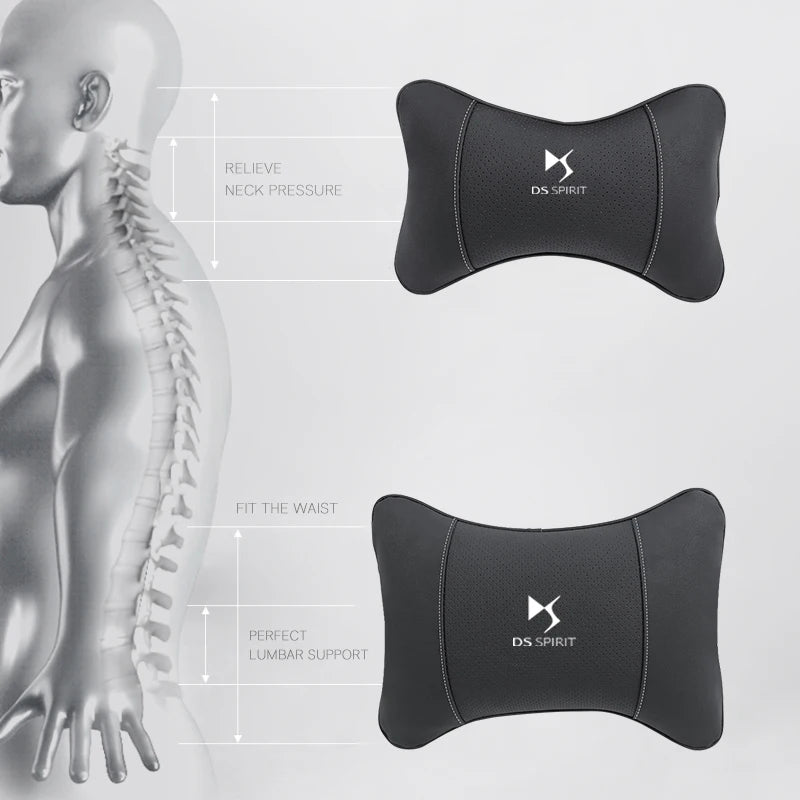 Car Seat Head Support Cushion Lumbar Pillow Accessories