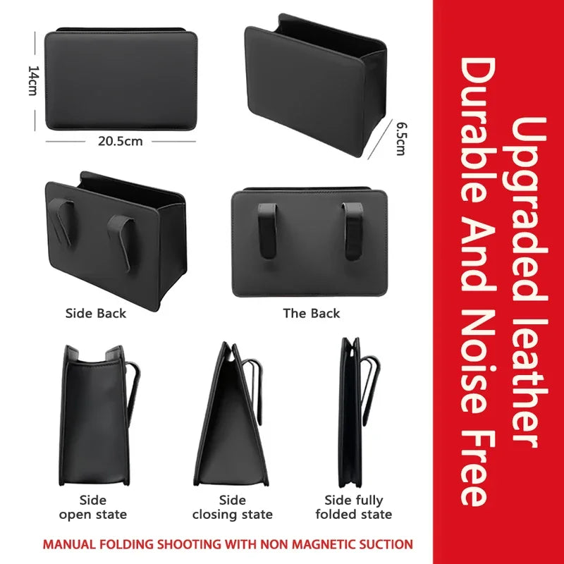 Universal Car Side Door Organizer Premium PU Leather