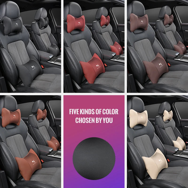 Car Seat Head Support Cushion Lumbar Pillow Accessories