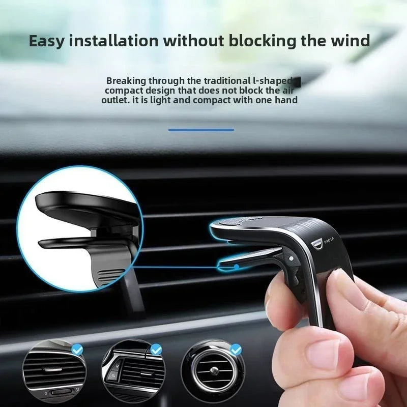 Magnetic Car Phone Holder Air Vent Clip Mount