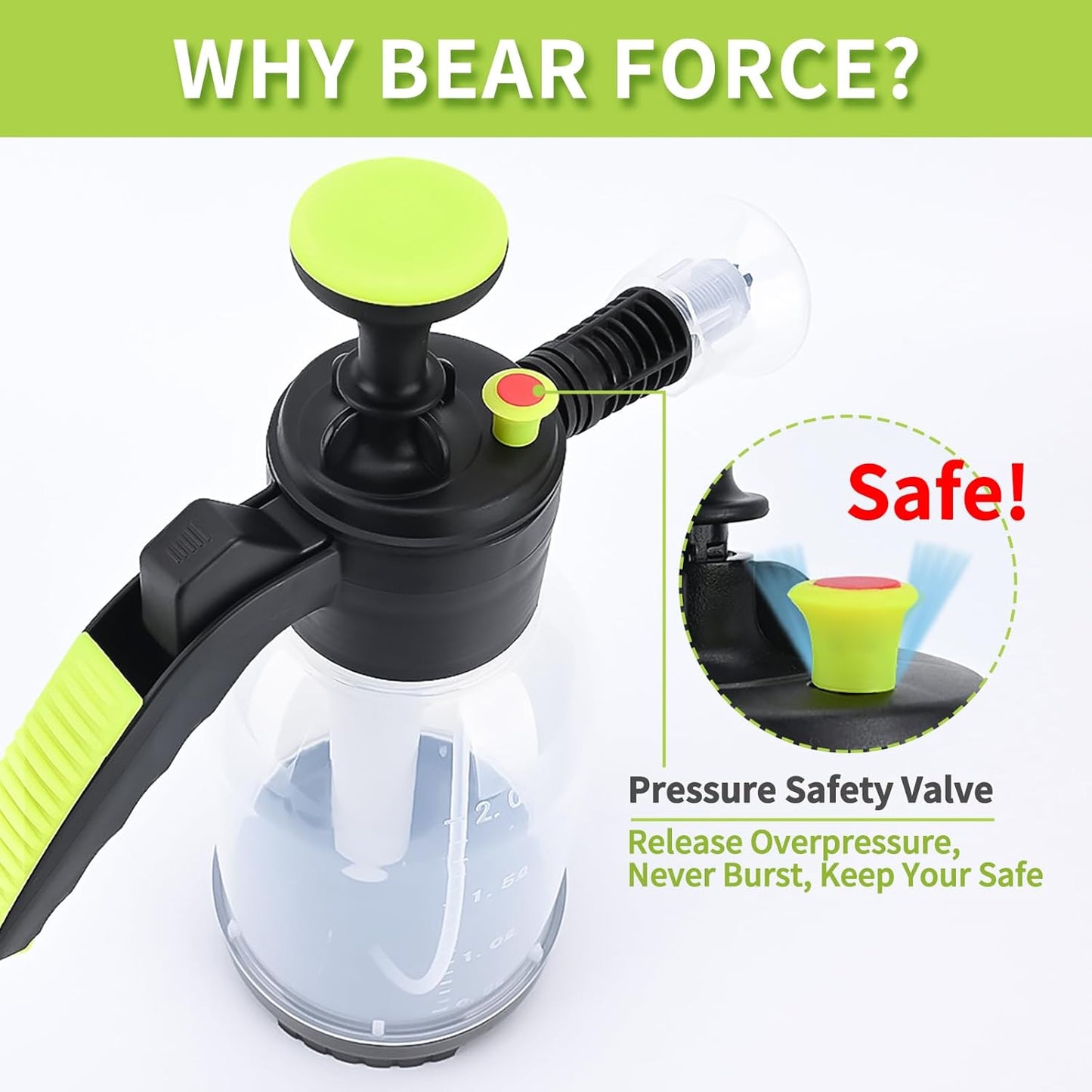 Hand Pump Foaming Sprayer – 75 oz Pressure Foam Cannon