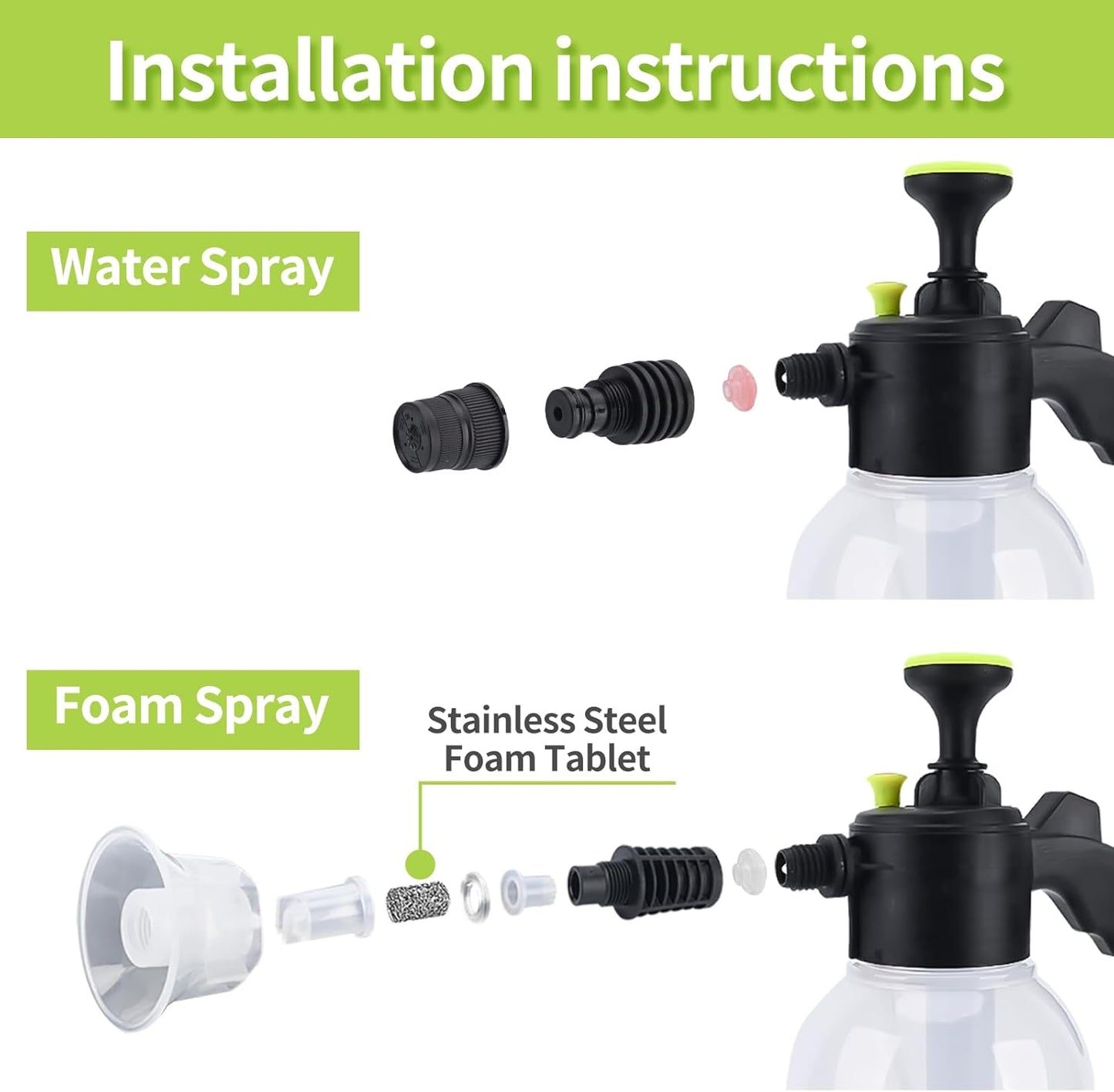 Hand Pump Foaming Sprayer – 75 oz Pressure Foam Cannon