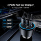 [3 in 1] USB C Car Charger, 4-Port 90W Super Fast Charging Cigarette Lighter Adapter