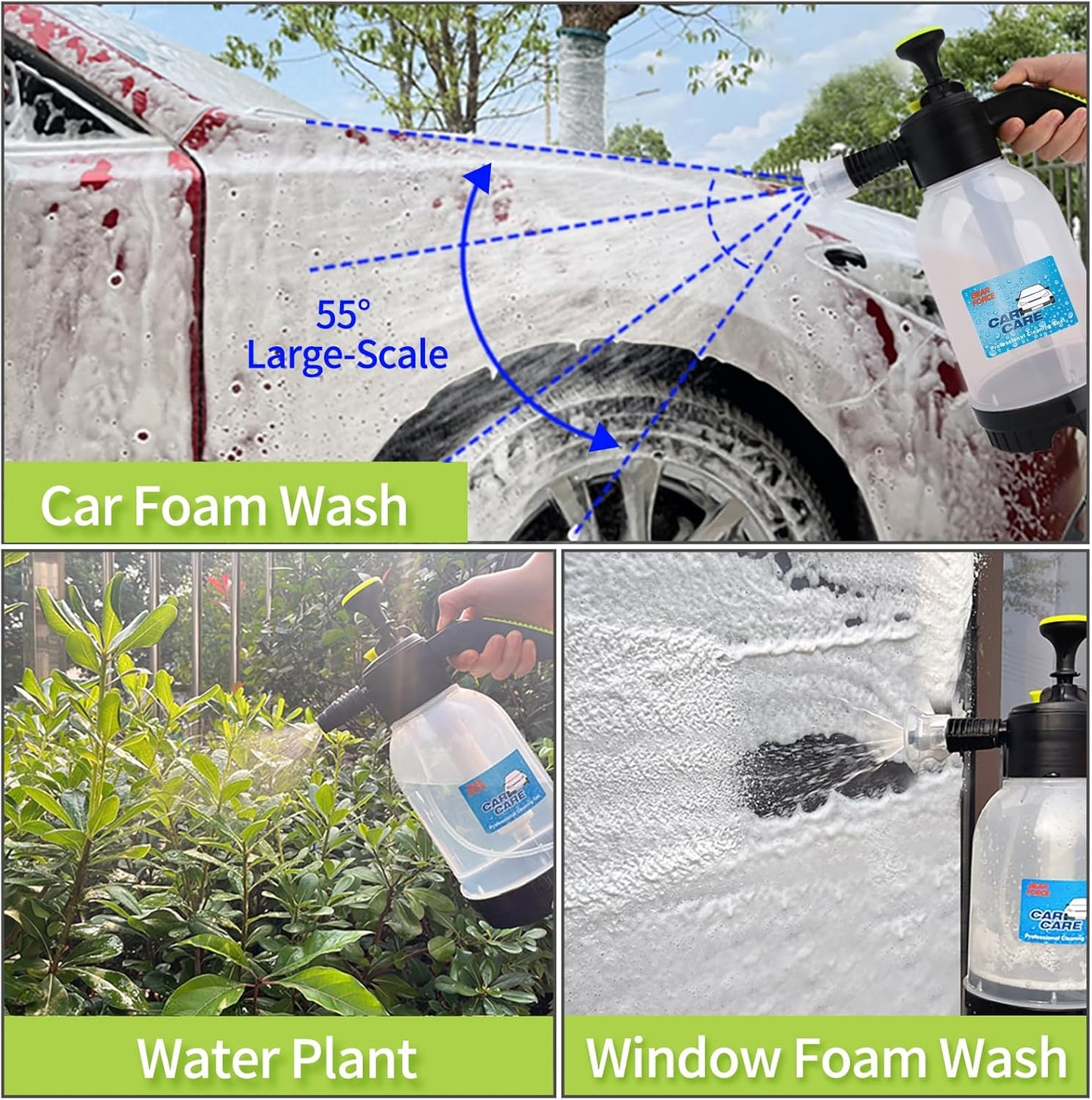 Hand Pump Foaming Sprayer – 75 oz Pressure Foam Cannon