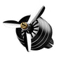 Helicopter Air Freshener Car Perfume Clip Diffuser